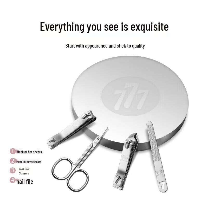 THREE SEVEN 4-Piece Manicure Set