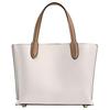 COACH Willow Pebbled Leather One Shoulder Crossbody Tote Bag, Shopping Bag, Handbag Small Women's Light Pink CW549-B4CAH