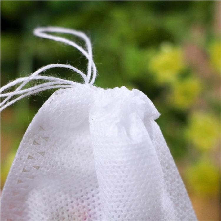 Pack of 100 Drawstring Empty Tea Bags for Loose Tea, Herbs, and Coffee