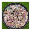 Enamel Luxury Shiny Rhinestone Acrylic Butterfly Pendant Charm for Couple Bracelet Necklace DIY Jewelry Making Supplies