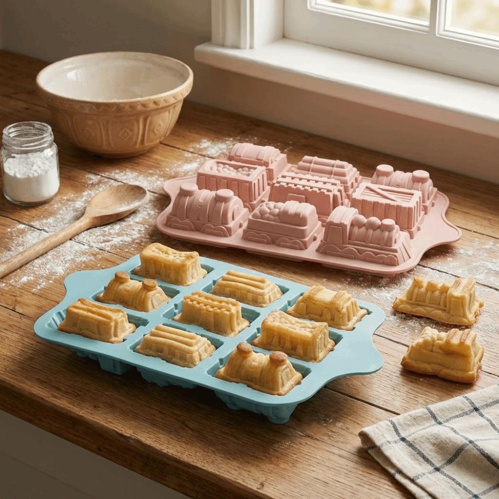 Non-Stick Cake Mold 9-Tank Design Pudding Cup Mold Baking Mold Jelly Mold  Kitchen