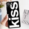 Letters Kiss Funda Phone Cover Case for Xiaomi Mi 12 11 11T 10T 12T Pro 12X 14 13 Lite