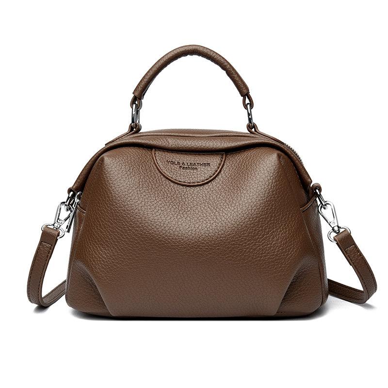 PU Crossbody Bag for Women 2026 New Light Luxury Large Capacity Handbags Fashion Letter Commuter Single Shoulder Bags