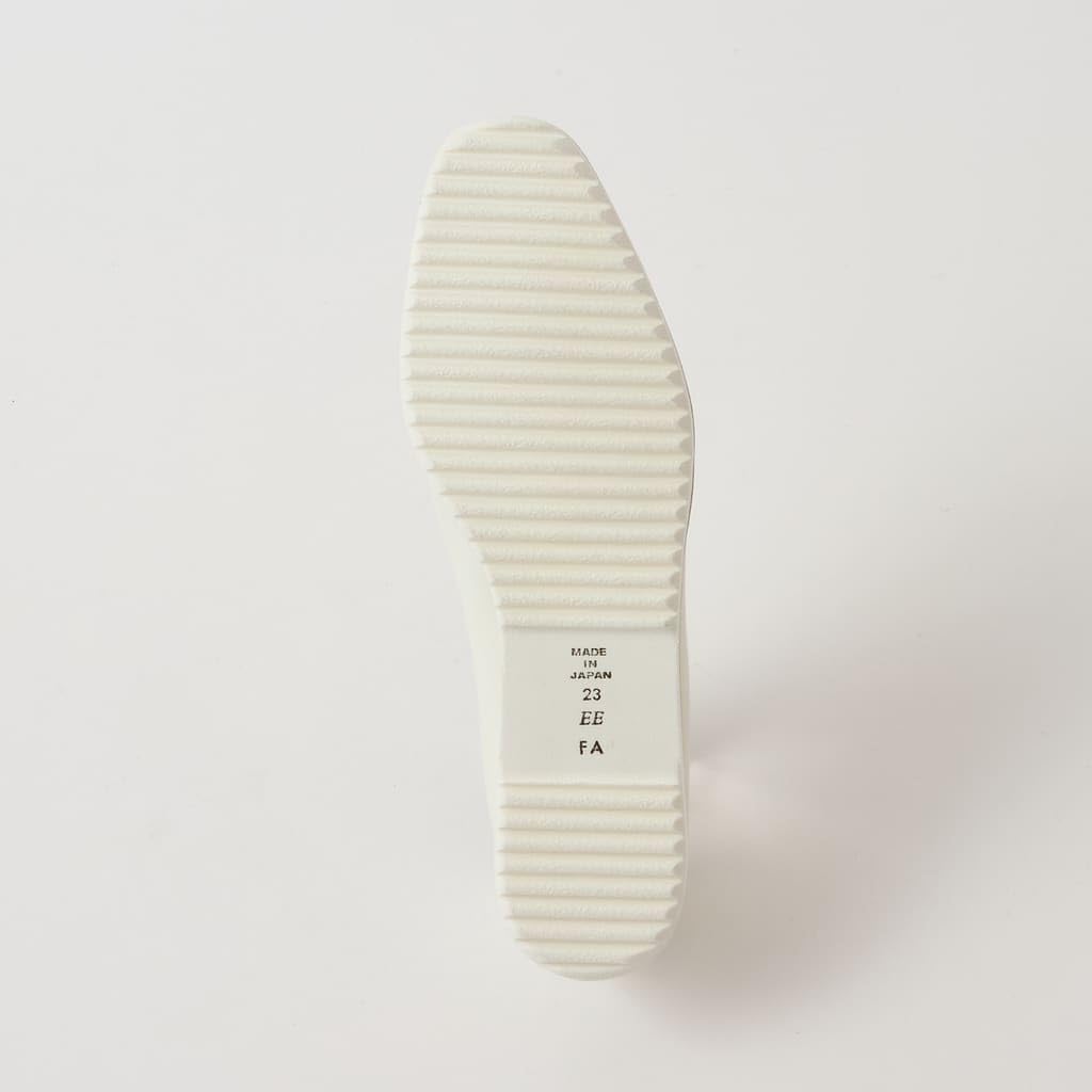 WELLFIT Talon Bas Plat Fabriqué en 116025100010 [Diana] Chaussures, Japon, Blanc, 23.0cm,