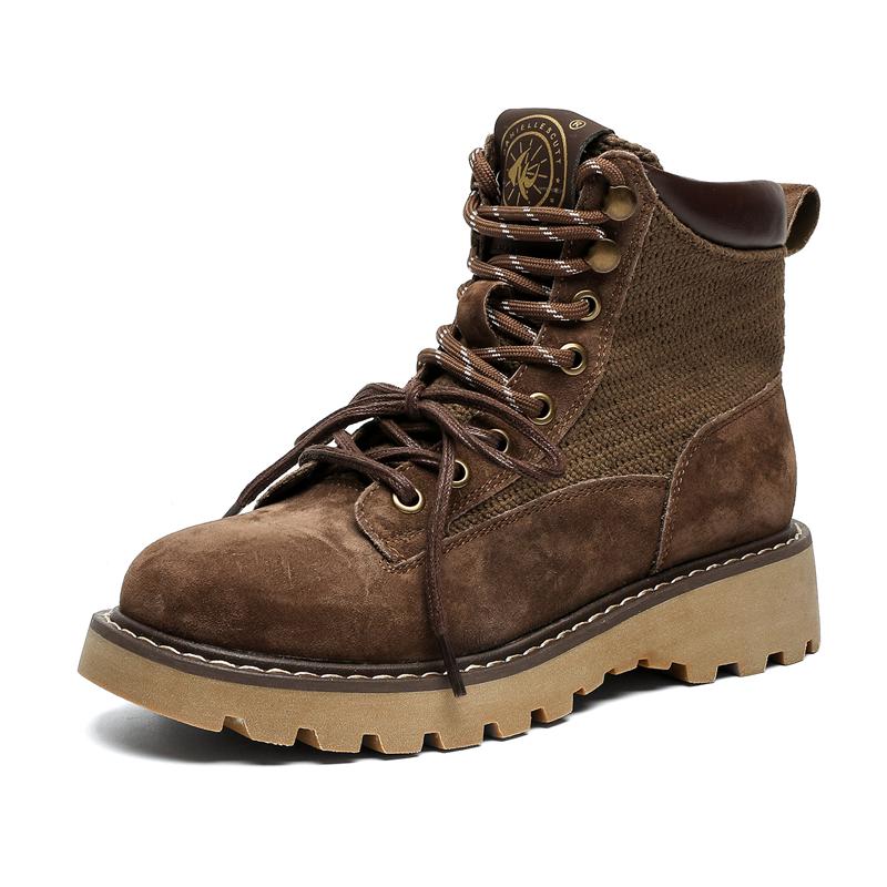 Fashion Thick soled casual men's boots Trendy Designer  Styles Leisure Outdoor Fashion Party Autumn Winter Daily genuine leather Shoes