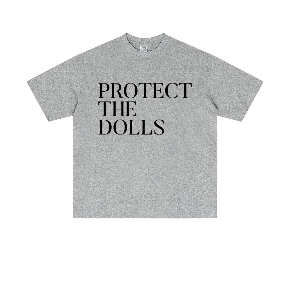 2026 SpringSummer Pedro Pascal Protect The Dolls Design Mens and Womens Fashion Retro TShirt