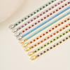 Two Tone Tennis Chain Bracelet 3mm Shiny Zirconia Luxury Bangle Stacking Vacation Wrist Summer Jewelry