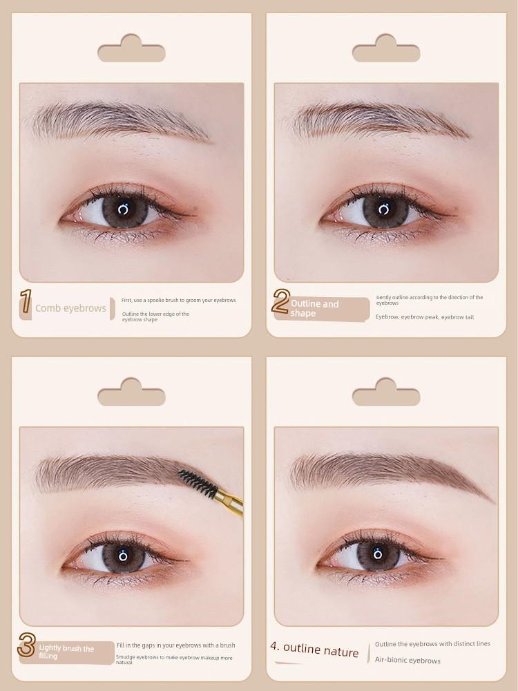 Novo Hard-Core Eyebrow Pencil for Women, Creates Natural-Looking Eyebrows with Distinct, Long-Lasting Lines, Waterproof and Sweat-Resistant,