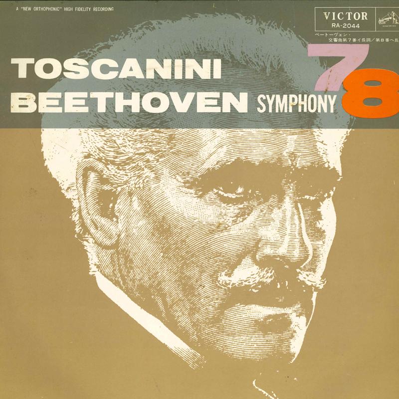

LP Record BEETHOVEN, TOSCANINI - Symphony 7, 8 RA2044 VICTOR - Japan Classical Used