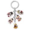 Overlord Anime Game Cute Acrylic Keychain Set (5 Transparent Ornaments)
