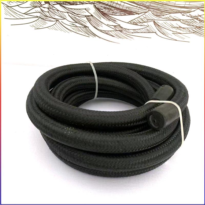1M 3M 5M AN4 AN6 AN8 AN10 AN12 Universal Car Inside CPE Rubber Oil Gas Cooler Fuel Hose Tube Suit Nylon Braided