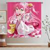 Hololive Kitchen Curtains for Bedroom Decoration Elegant Room Curtains 2 Pcs Set Customs Free Shipping Products Tentacles Blinds
