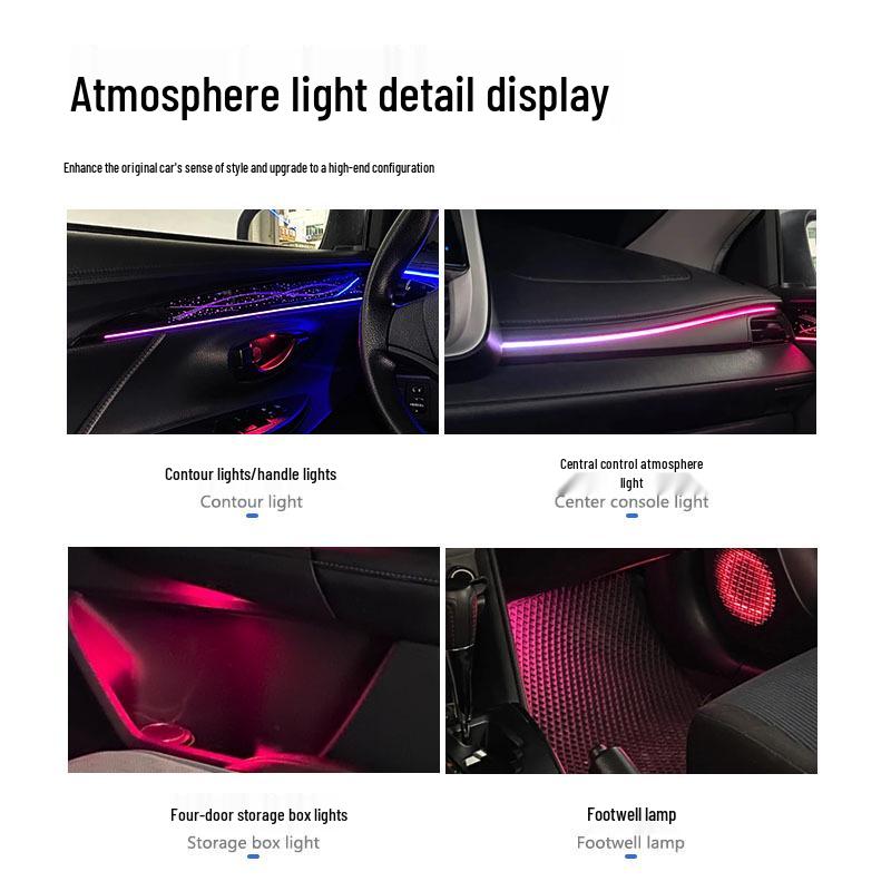 Car Ambient Light for Toyota Vios, Yaris, Yaris L-Plus (2014-2022)