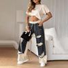 Women's Fashion Solid Color Casual Pants