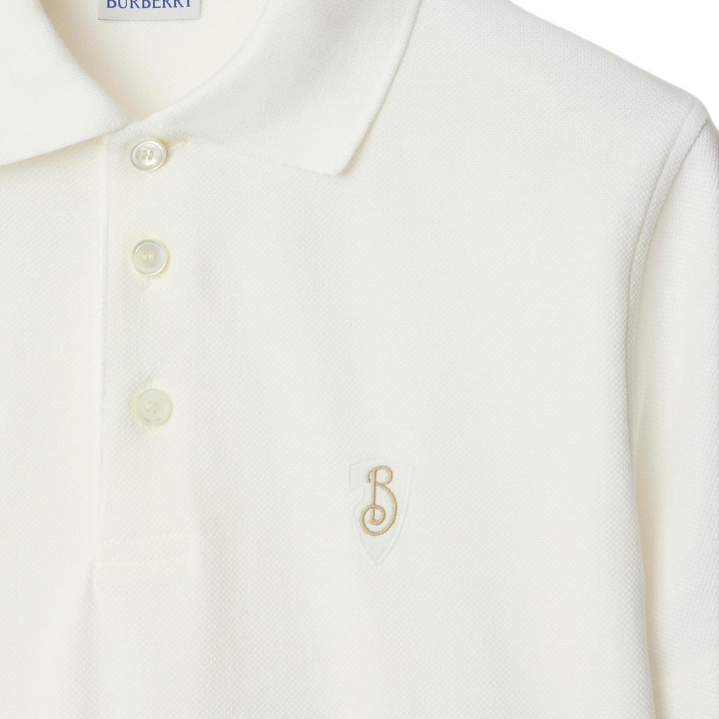 Burberry embroidered-logo polo shirt 81022071