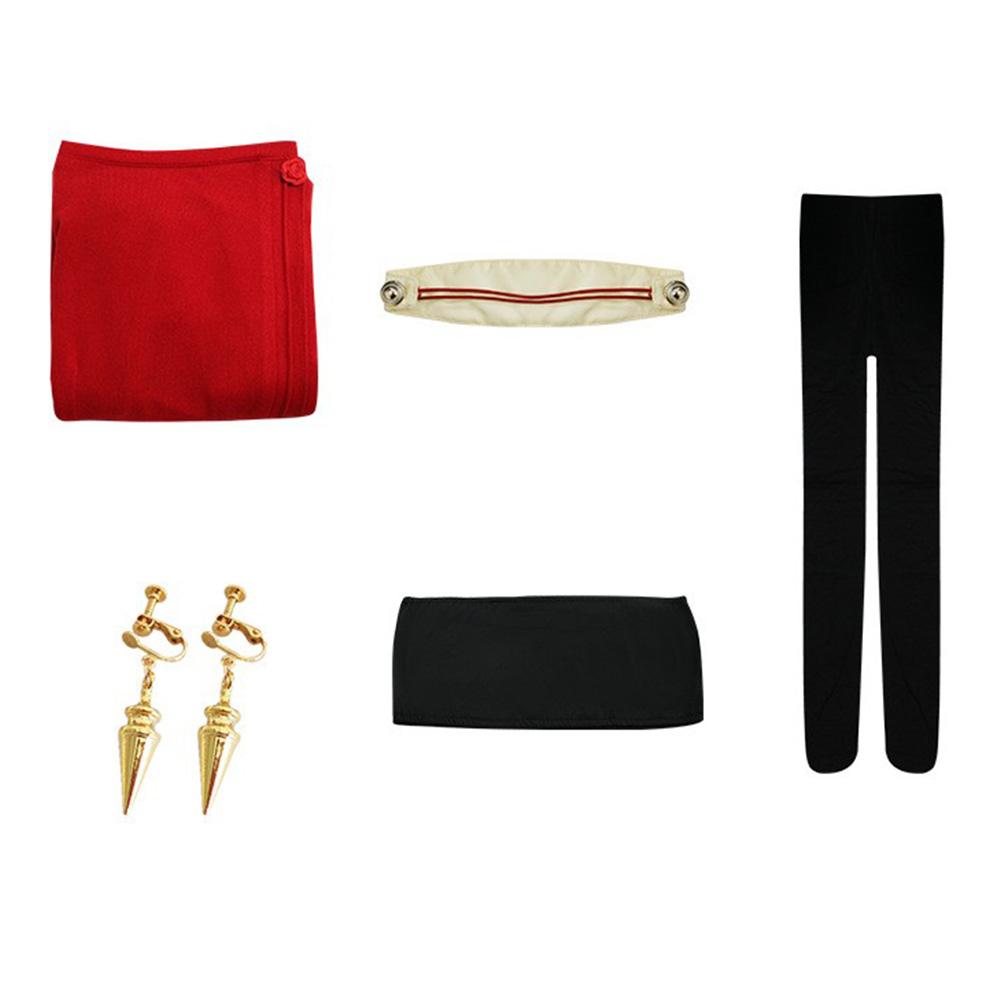 SPY Cos FAMILY Yor Forger Cosplay Costume Sweater Outfits Halloween Carnival Suit 5pcs Sets