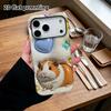 Phone Case: 2D Flat Design Suitable for iPhone 18 17 16 15 14 13 Pro Film Protective Case, Couple Style, Guinea Pig, Christmas and Halloween Gift