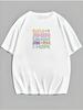 Oversized T-shirt with BTS Print