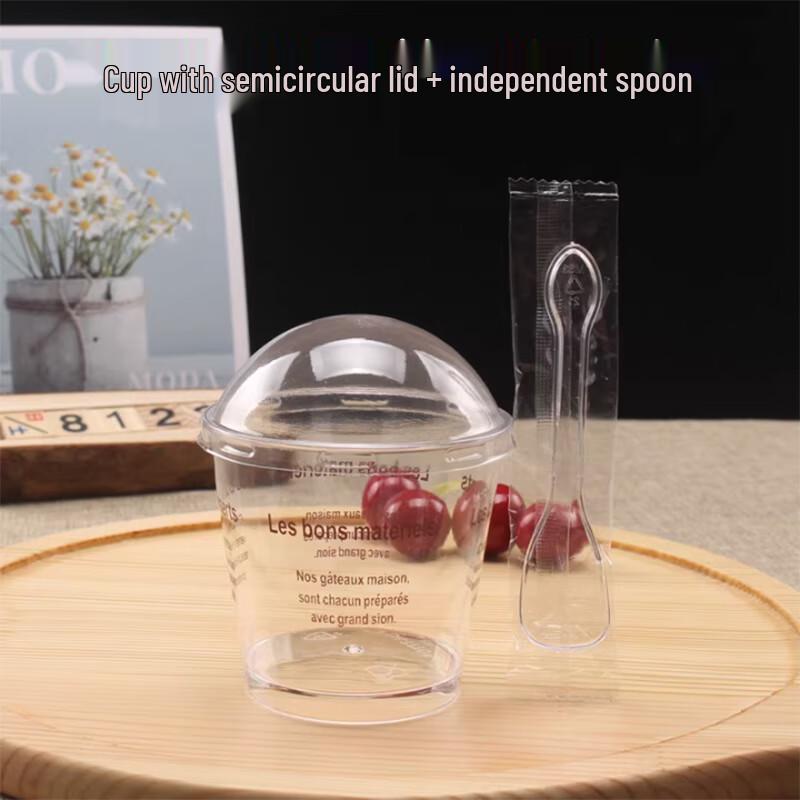 Yu Chu Disposable Clear Plastic Mousse Cups