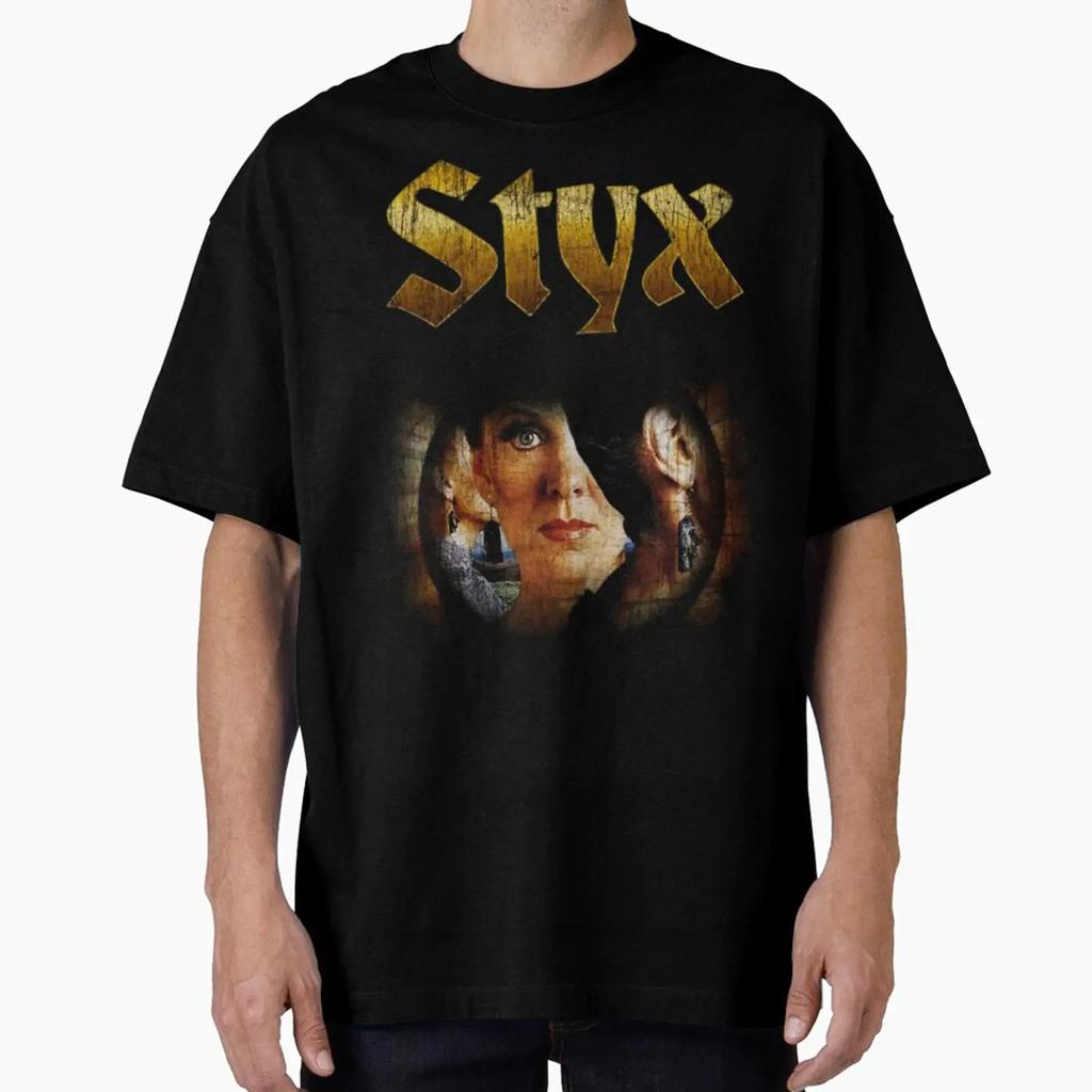 Musik Styx Vintage Design Und Verkauft Von Scudoroan Vintage Streetwear Designer Kleidung Weich Grafik Dehnbar Bequem