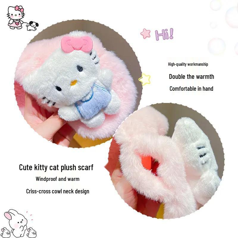 Neukundenrabatt: Niedlicher Winter-Hasen-Schal für Babys - Warm, Dick, Cartoon-Design