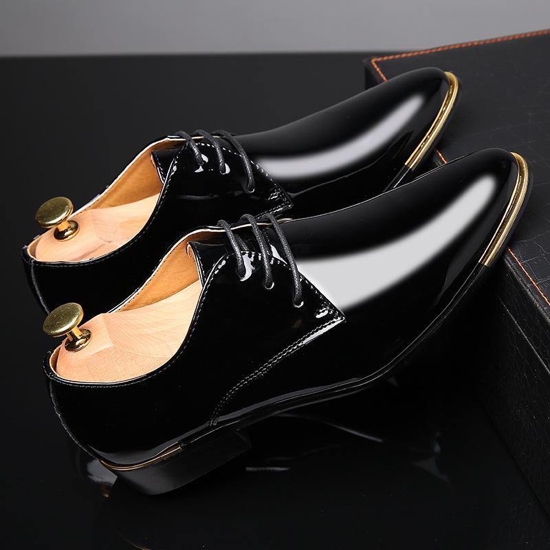 Your Bestfashion Formal Shoes Men Classic Patent Leather Wedding Shoes Men Office Coiffeur Moda Italiana Men Dress Shoes Leather Erkek Ay 657