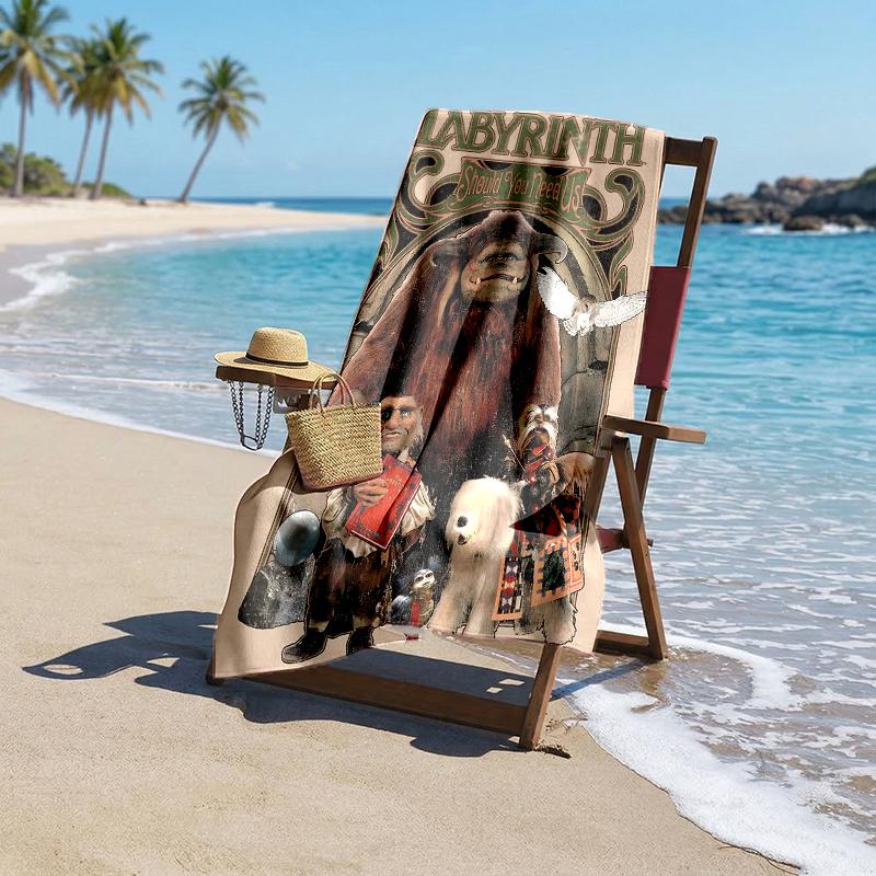 Labyrinth Fashion Beach Towel: Ideal for Summer Adventures Soft, absorbent and quick drying suitable for swimming and bathing