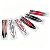 1Pair V W R/R Line Logo Car Side Fender Emblem Badge Sticker Car Styling Accessories