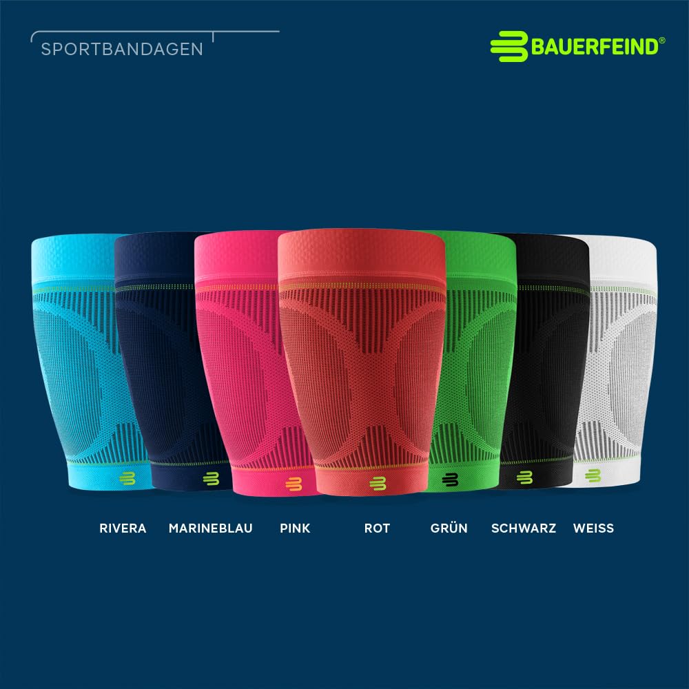 BAUERFEIND SPORTS COMPRESSION SLEEVES UPPER LEG Compression Sleeves Upper Sports Leg Sleeves for Made in Compression Reduces Muscle Vibration and