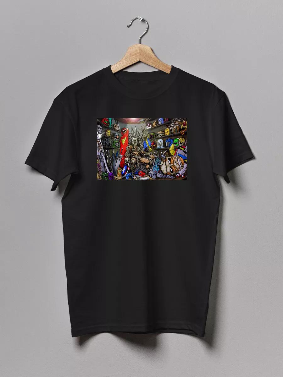 T-shirt for St. Louis Blues fans, hockey print, black 4XL