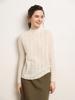Women's Elegant Cashmere Sweater - Hollow Air Design, Loose Fit, Slimming, High-End Feel