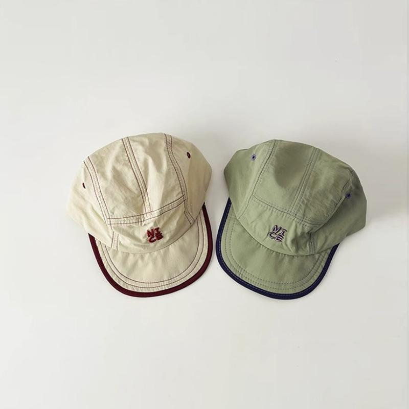 Korean Style Fashion Quick Dry Kids Baseball Cap Summer Peaked Cap Outdoor Letter Embroidered Sun Hat Kids Accessories Children