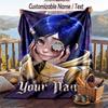 Custom Text Flannel Throw Blanket, Lightweight Cozy Bed Sofa BlanketCoraline Other Mother