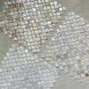 Shell Mosaic Tile Natural White Mother of Pearl Wall Backsplash Bathroom Tiles Fish Scale Sheet Kitchen 97