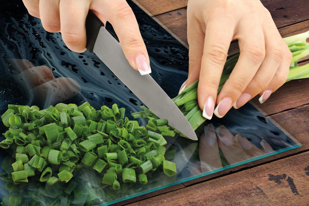 SZKLANA DESKA DO KROJENIA 45x52 MARMUR