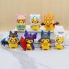 7Pcs/1Set Pocket Monsters Anime Figure Kawaii Pikachu Cosplay In Disguise Action Figures PVC Collection Model Dolls Toy Present