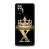 Handyhülle Für Xiaomi Redmi Note 13 12 5G 9S 9 8 10 11 Pro 9T 13C 12C 10C 9C 9A 7 Pro Weiche Hülle Diamantkrone Buchstabe 26 Buchstaben