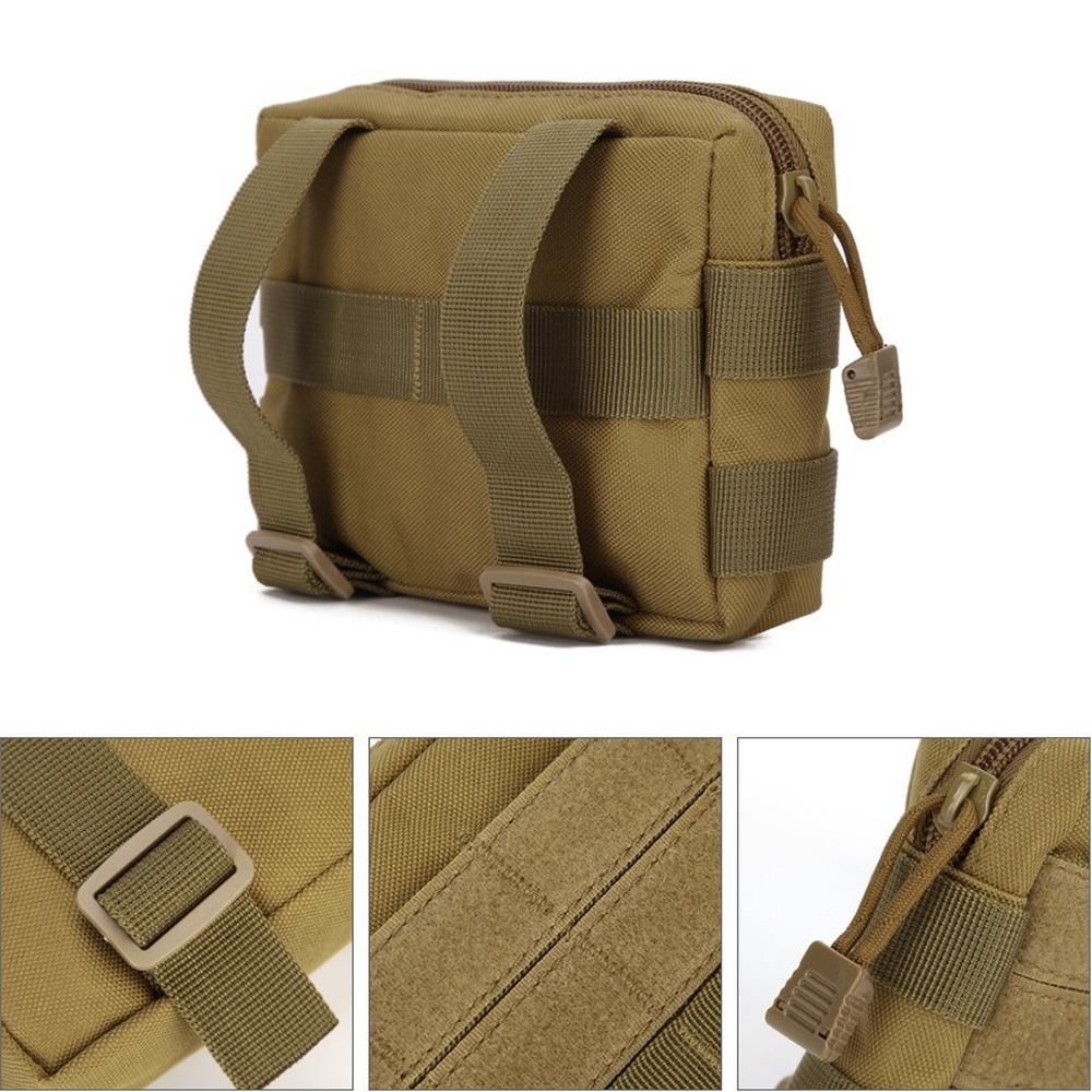Marsupio tattico per pronto soccorso medico, per esterni, militare, utilità, EDC, porta telefono, borsa da caccia