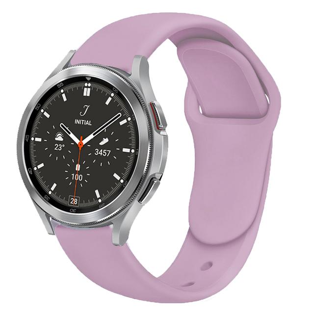 Cinturino in Silicone da 20 mm per Samsung Galaxy Watch 7 44mm 40mm/6 5 4 Classic Cinturino per Samsung Watch 5 Pro 45mm Accessori Cinturino