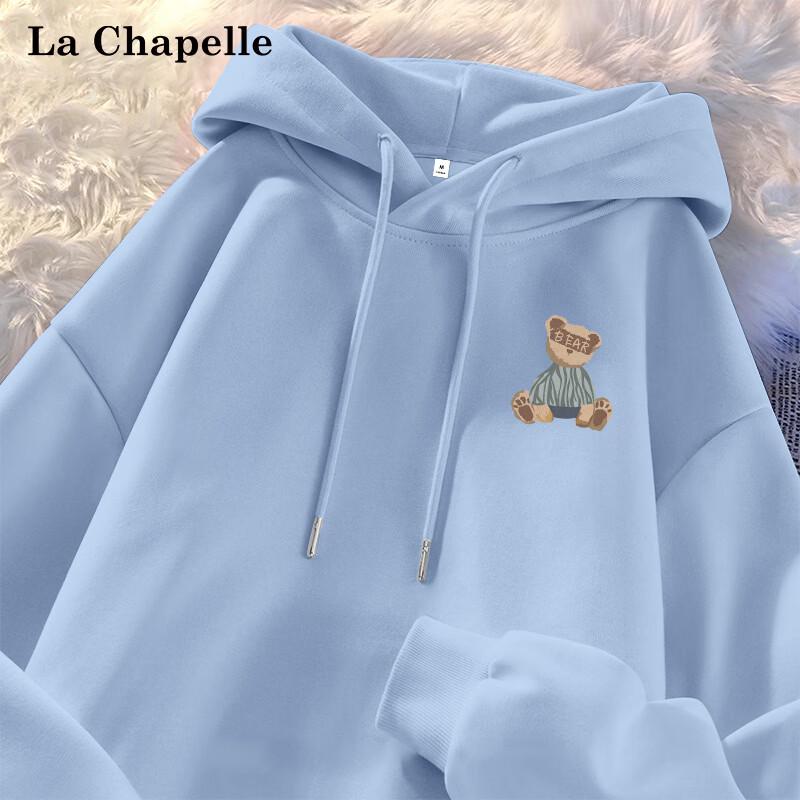 La Chapelle Women s Floral Print Hooded Sweatshirt XL