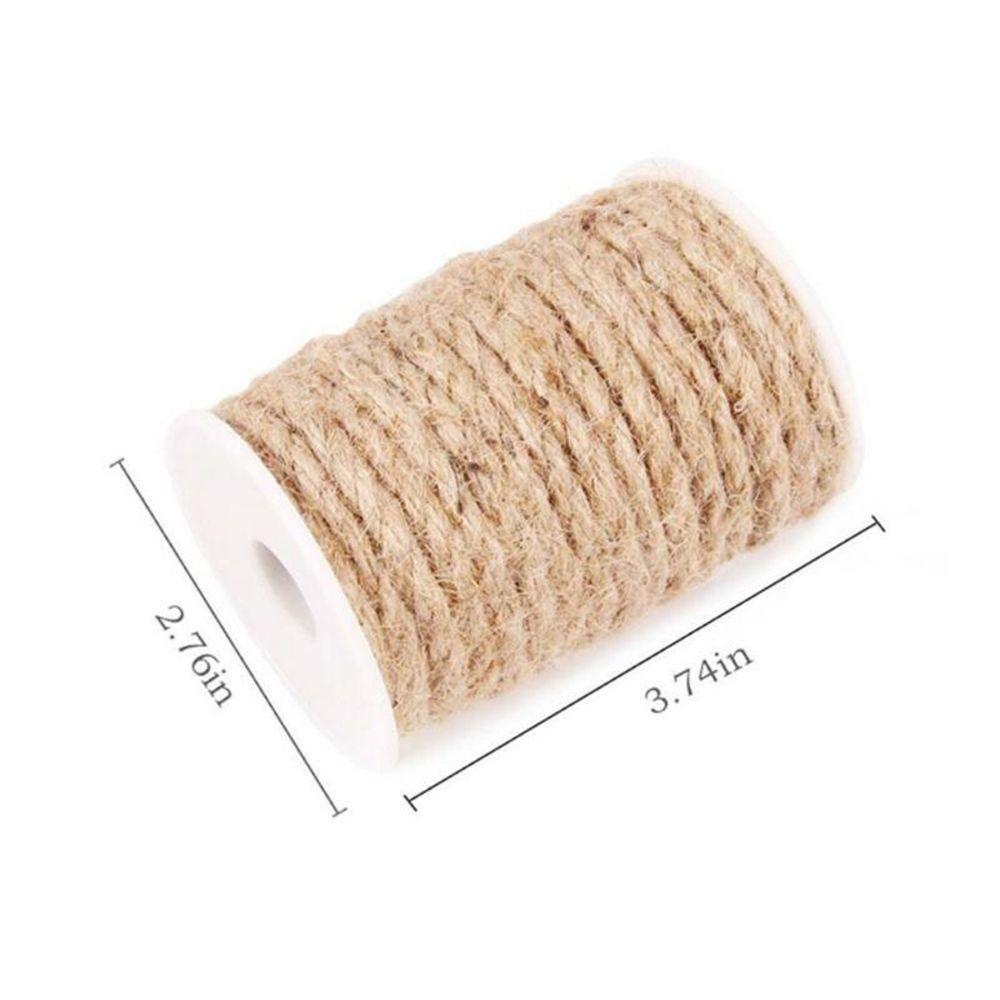 Wedding Shank Party Decor Twine Gardening Thick Natural Brown for Craft Jute Rope DIY Cord String
