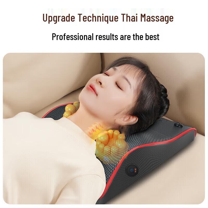AUX Electric Neck and Back Massager Pillow