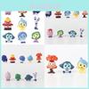Adorable Inside Out Miniature Figurines Collection Pvc Brain Teasers Toys Models