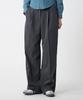 Unknown Planet Single-Pleat Semi-Wide Slacks Gray