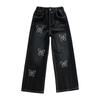 High Quality Kids Girl Butterfly Denim Jeans Children's Clothing Jeans Pants Long Trousers