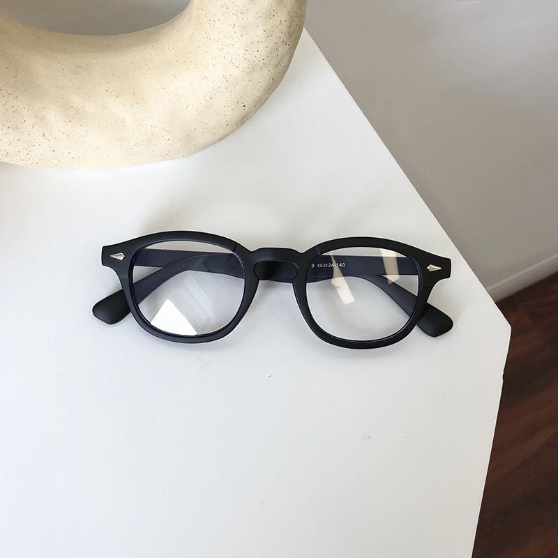 

OVZA модная прямоугольная оправа для очков для мужчин и женщин, компьютерные очки 2020 года, линзы с защитой от синего излучения S7046 матовый черный