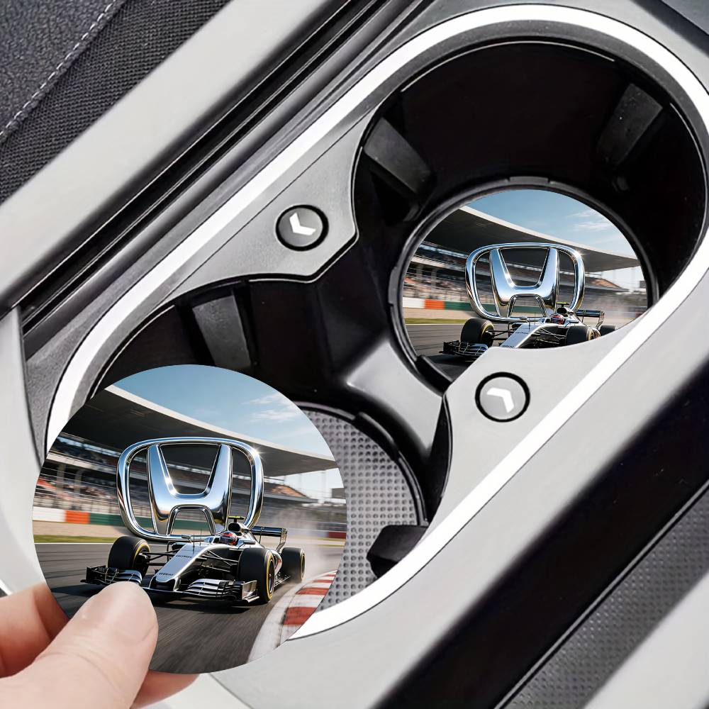 For Honda New Car Cup Holder Anti-Slip Silicone 7cm Insert Coaster Mat Universal Car Accessories Black Fit Most Cars