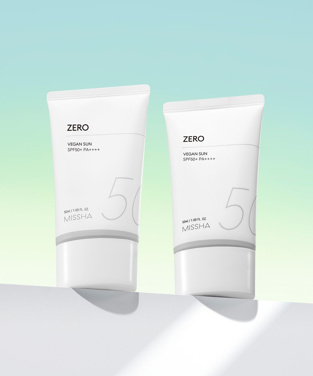 [2 Items] All Around Safe Block Zero Vegan Sun 50ml