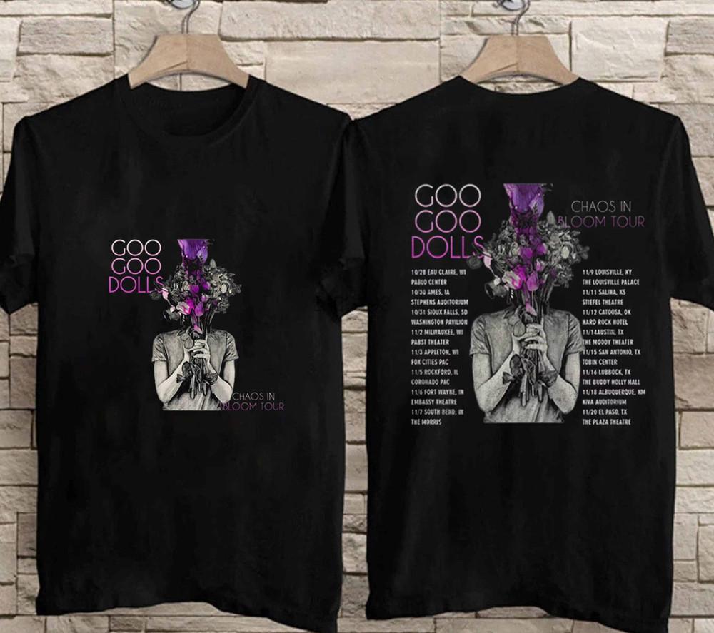 Goo Goo Dolls Shirt Chaos In Bloom Tour Shirt Black Full size Unisex T-Shirt M
