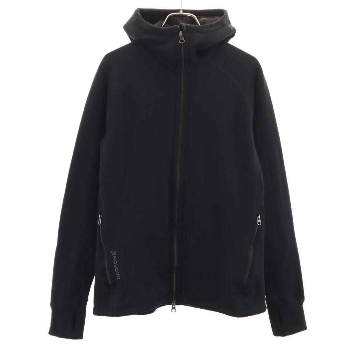 

HOUDINI Long sleeve Zip hoodie M black Outdoors Men s Used